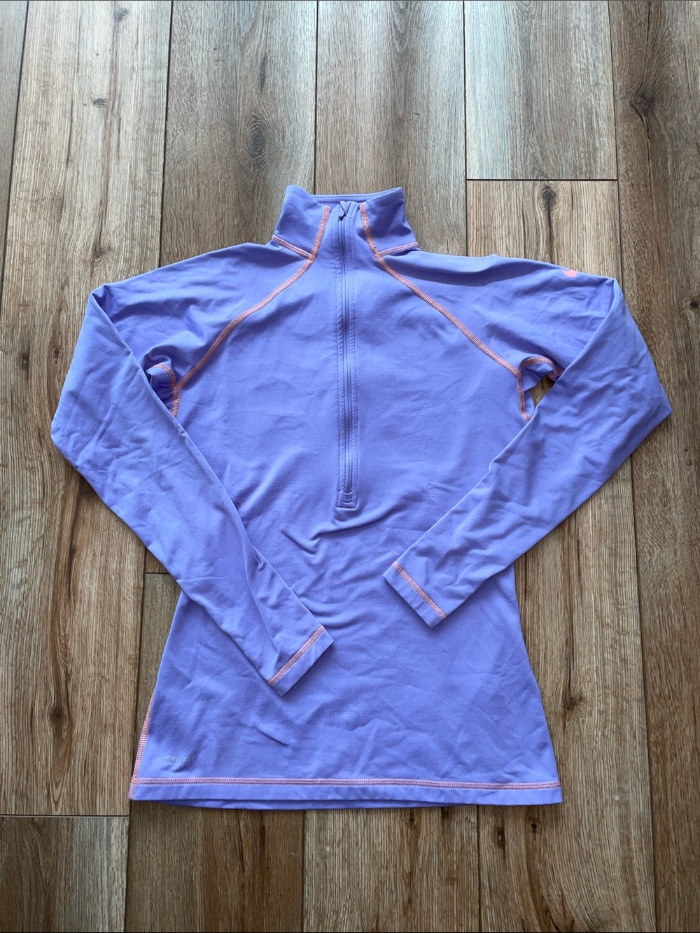 Nike Pro Purple Pink Half Zip Medium